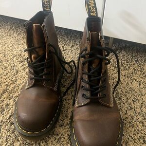 Dr. Martens 1460 Dark Brown Leather Boots
